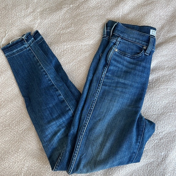 AYR Riser Skinny Jean in Neon Jupiter - Picture 9 of 9